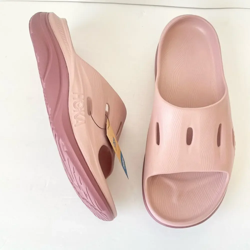 Hoka Ora recovery slide sandals mauve pink 13 NWT